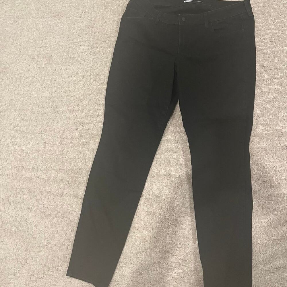 Old Navy black pop icon skinny jeans 14L